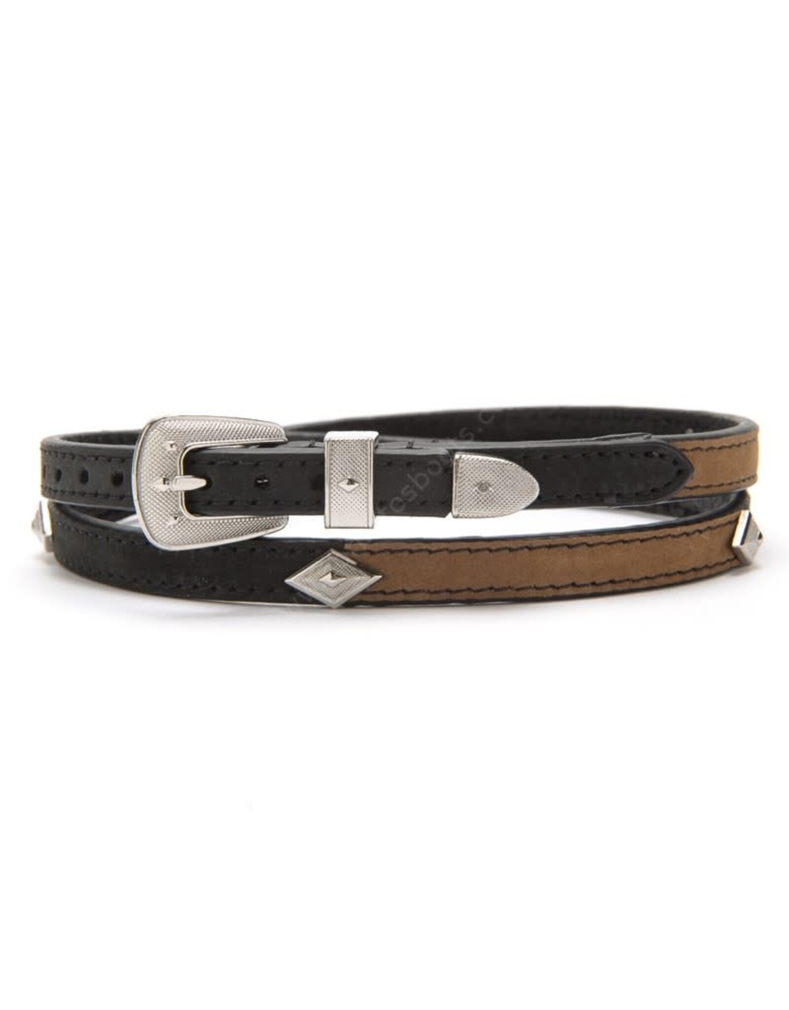 Twister Twister Diamond Concho Cognac Two-Tone 02678107 Hatband