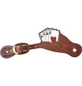 Martin Martin Saddlery Tombstone Card Suit Spur Straps SSCSCS
