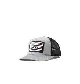 Ariat Ariat Gray Youth Raised Flag  A300081586 Ball Cap