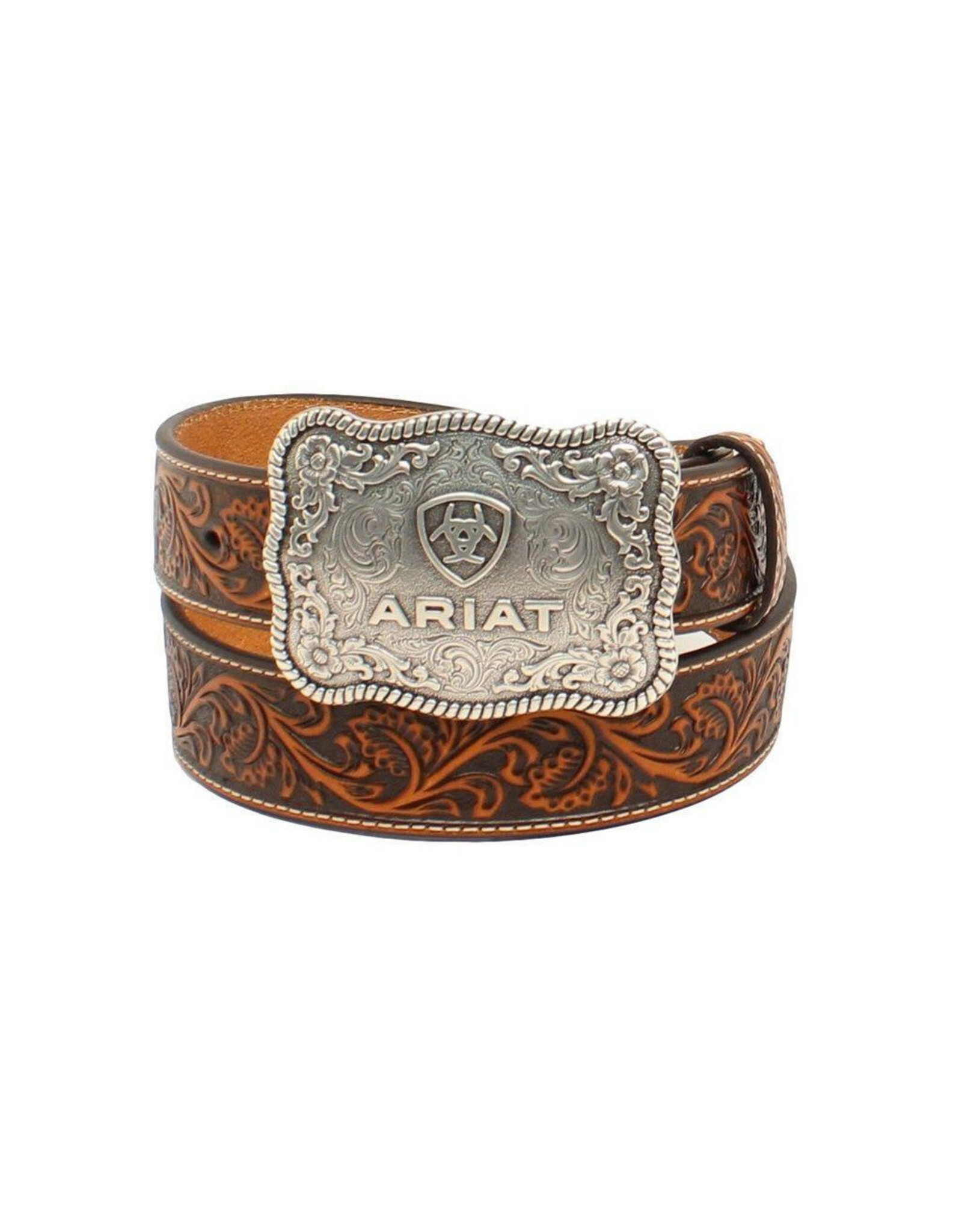 Ariat Ariat Brown Logo Buckle A1020467 Mens Belt