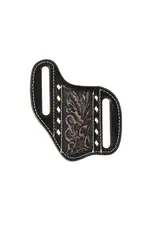 Nocona Nocona Floral Black Embossed Knife Sheath 1806801