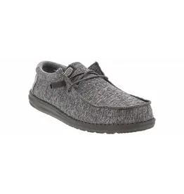 Hey Dude Wally Sport Knit Charcoal 40536-025 Casual Shoes
