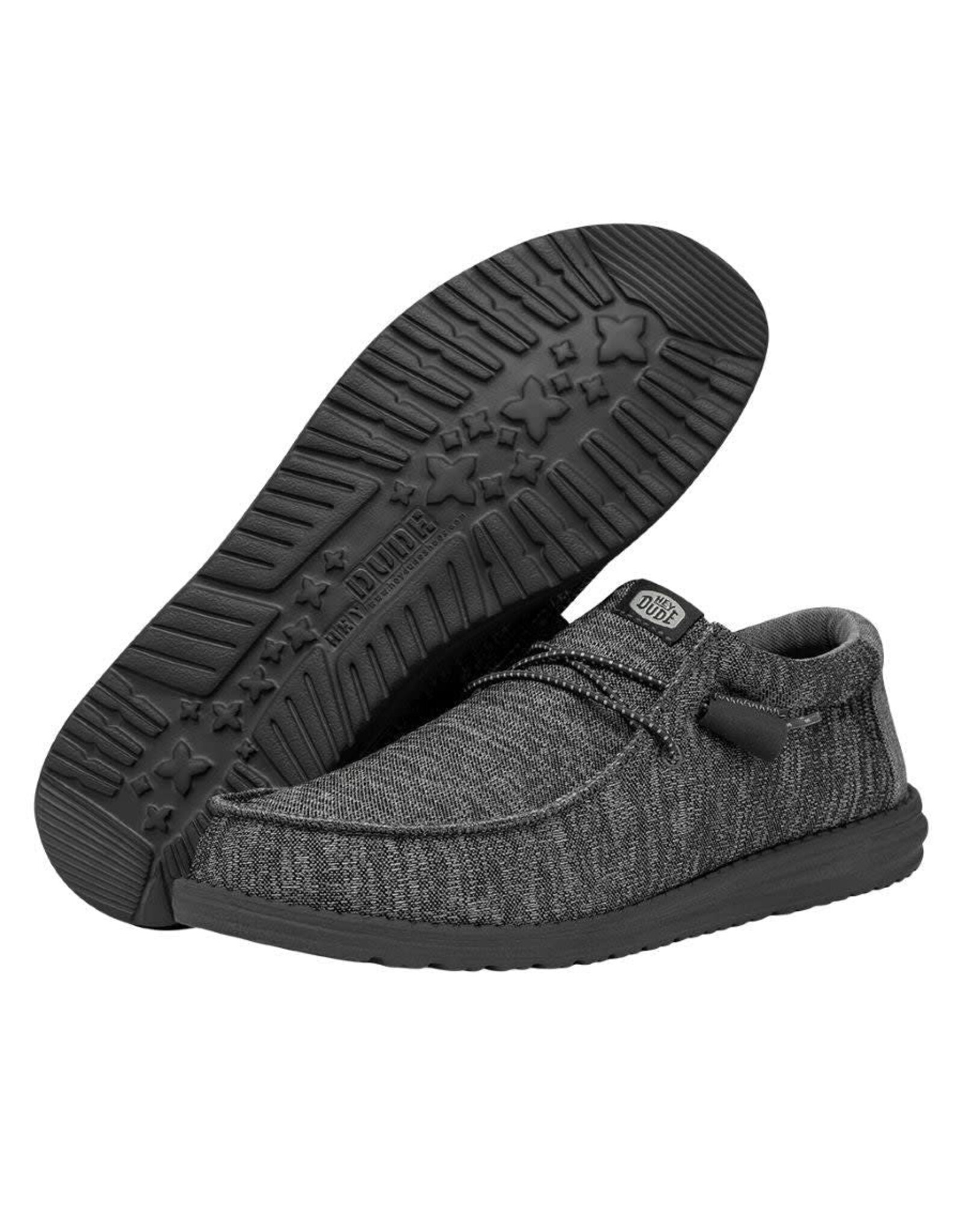 Hey Dude  Wally Sport Knit Charcoal 40536-025 Casual Shoes