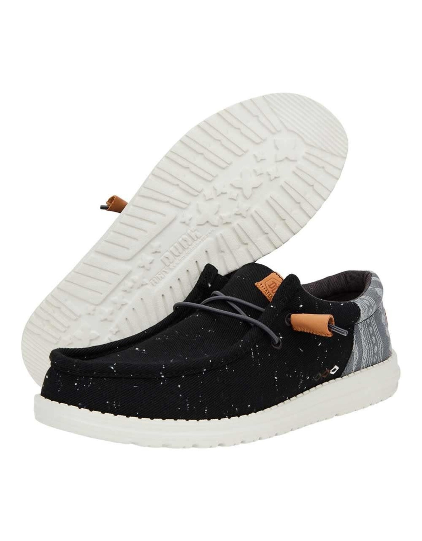 Hey Dude Wally Funk Vintage Blanket Black 40680-001 Casual Shoes