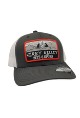 Red Dirt Hat Company Red Dirt Hat Kerry Kelley- Charcoal/ White 6 Panel Cap RDHCKK-6