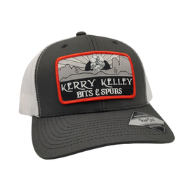 Red Dirt Hat Company Red Dirt Hat Kerry Kelley- Charcoal/ White 6 Panel Cap RDHCKK-6