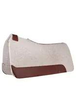 5 Star Equine Products  3WN 3/4” Natural Western Contoured Pad 30x30 with Cinch Cutouts