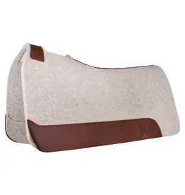 5 Star Equine Products 3WN 3/4” Natural Western Contoured Pad 30x30 with Cinch Cutouts