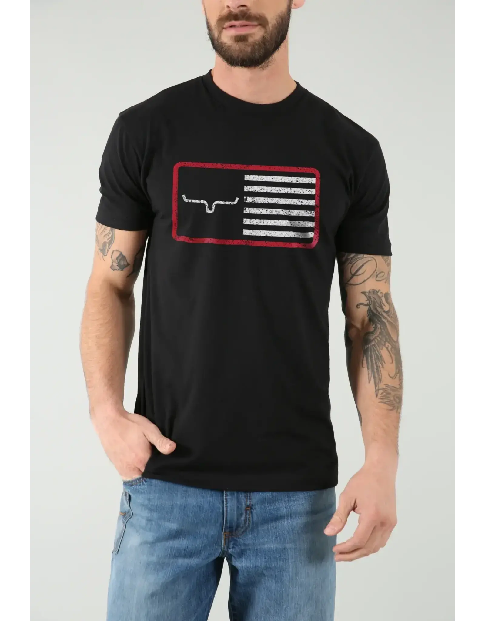 Kimes Ranch Kimes Ranch American Trucker Black Tee