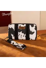 Wrangler Wrangler Black/White Cow Print Wallet/Clutch WG133-W006BK