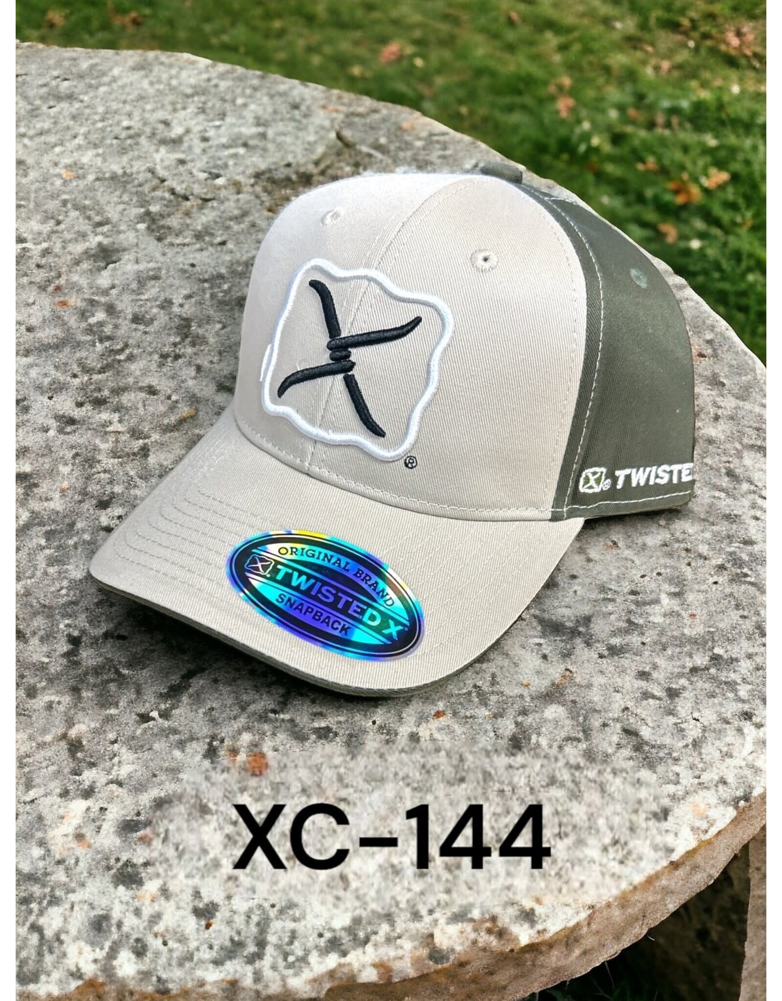 Twisted X Khaki/Olive XC-144 Ball Cap