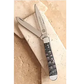 Twisted X Circle SH Cutlery OK309 Gator Print Pocketknife