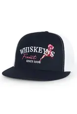 Whiskey Bent Hat Co. The 155 Black/Pink Trucker Cap