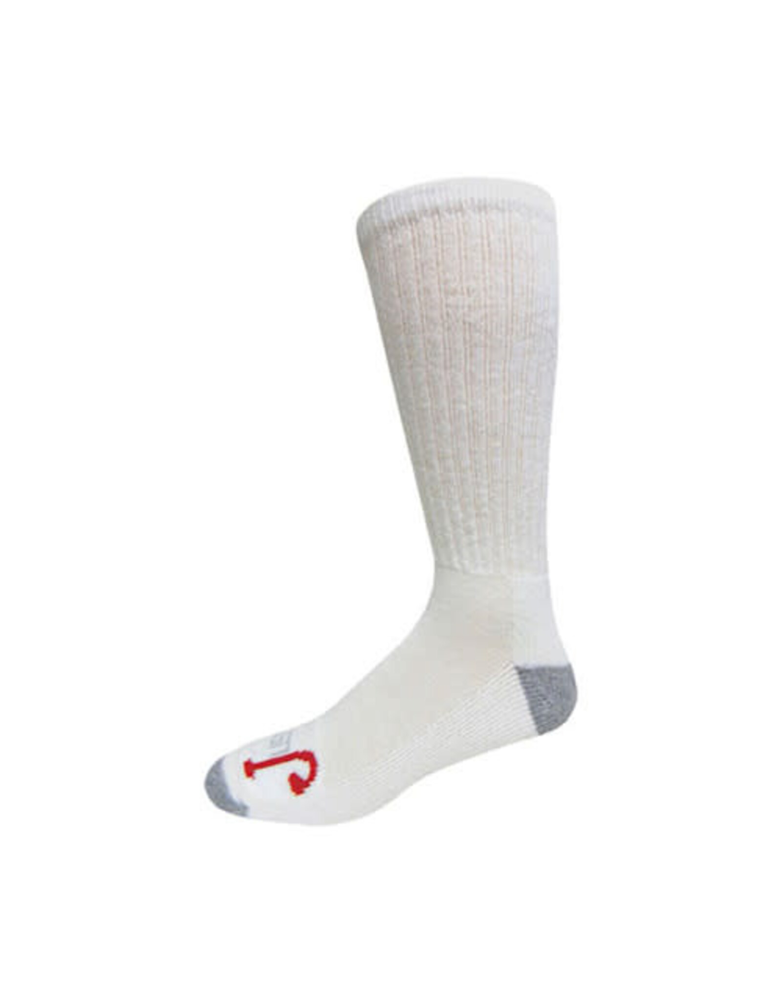 Justin Justin Half Cushion Cotton OTC Socks 3 pack White 9503K031853-XL