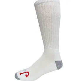 Justin Justin Half Cushion Cotton OTC Socks 3 pack White 9503I031853 Large