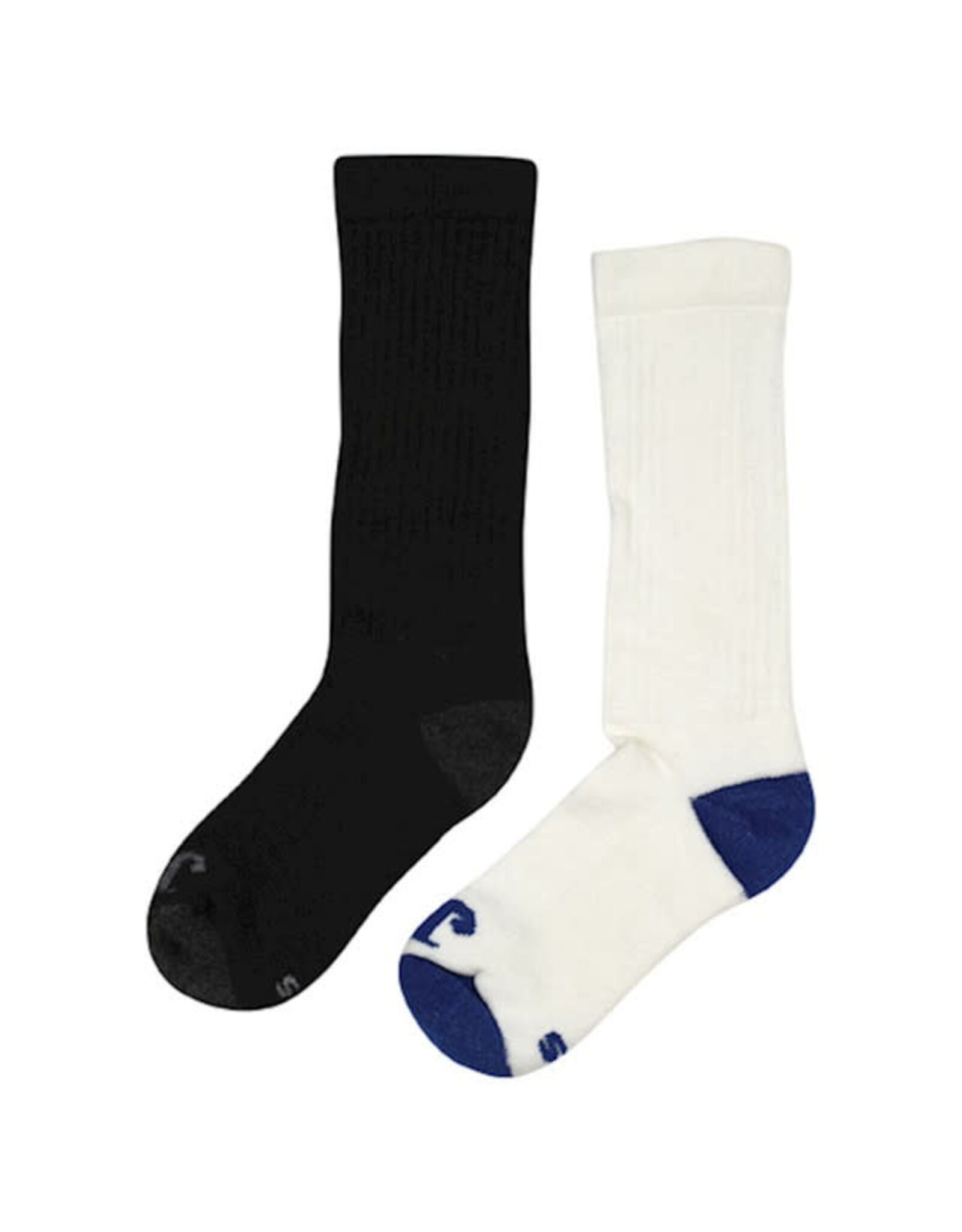 Justin Justin Youth Over Calf Sock 2 Pack 230992MUL White Blue Black