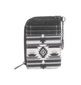 Wrangler Wrangler Black Aztec Mini Zip Card Case WG2203A-W005BK