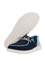Hey Dude Ladies Wendy Funk Jacquard Blue 40736-425 Blue Casual Shoes