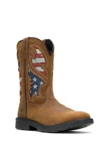 Wolverine Men's Rancher Flag 10” Pull on W241181 Steel Toe WTPF Work Boots