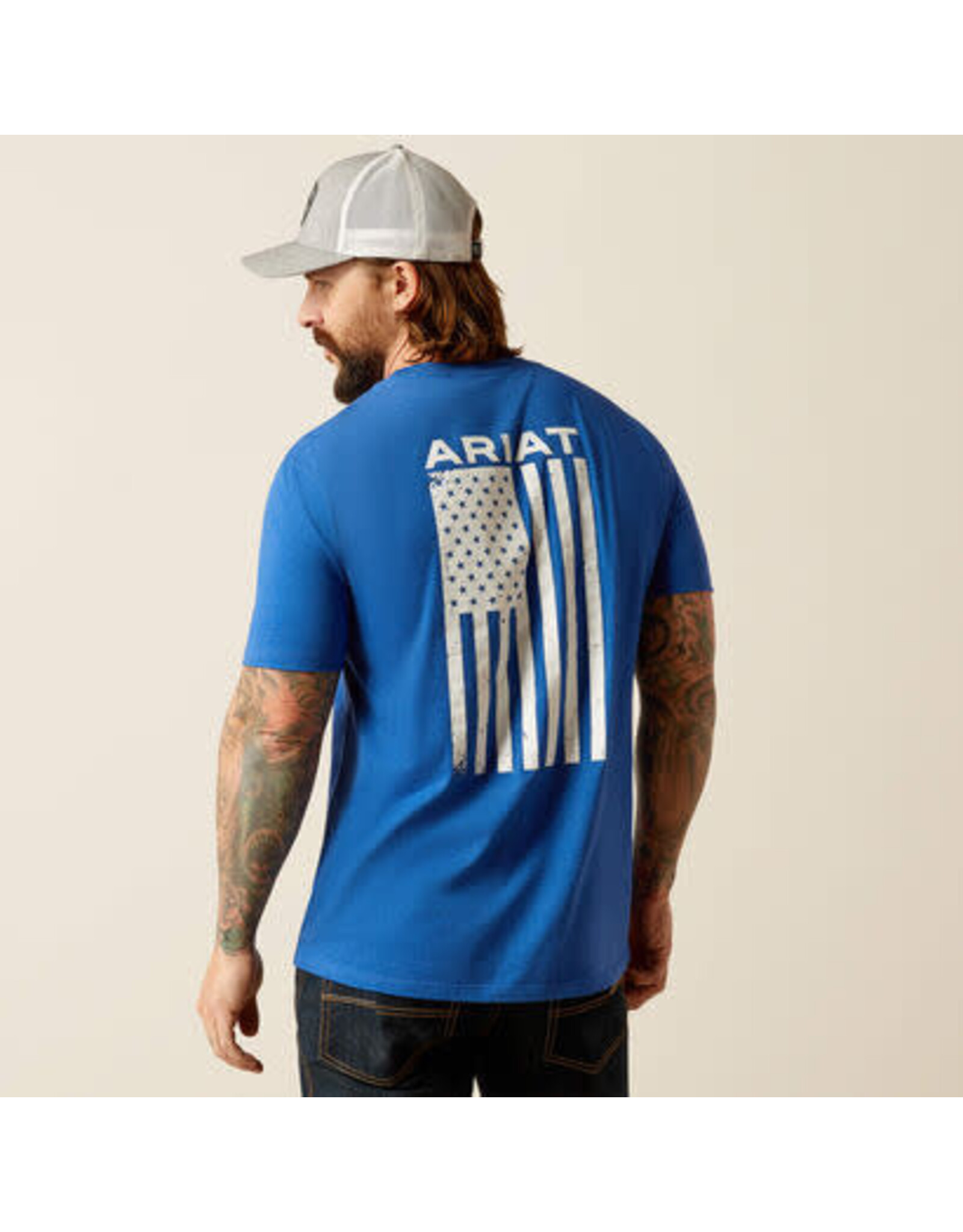 Ariat Ariat Mens Freedom T-shirt 10054174 Blue