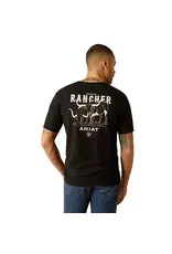 Ariat Ariat Mens American Rancher T-shirt 10052018 Black