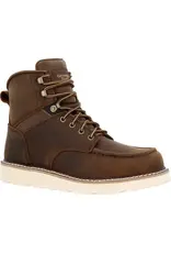 Georgia Boot Men's Core 37 Wedge 6” Lace Up GB00667 Soft Toe Work Boots