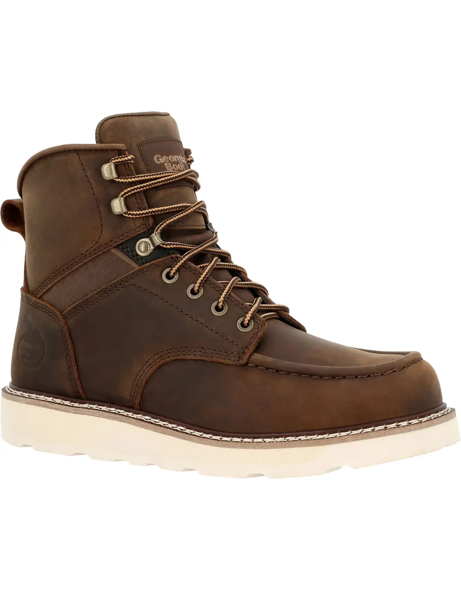 Georgia Boot Men's Core 37 Wedge 6” Lace Up GB00667 Soft Toe Work Boots