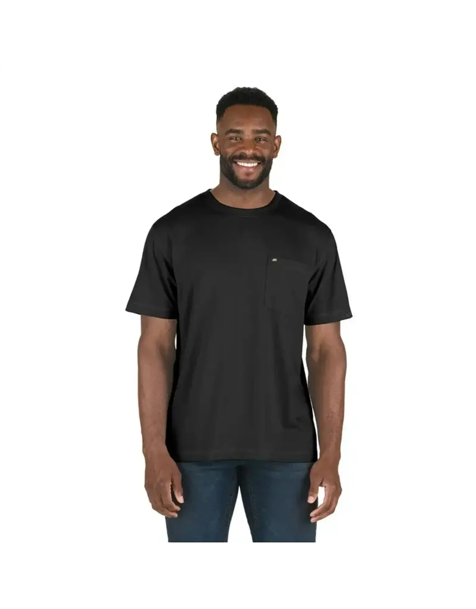 Berne BSM38BKH Black Heather Mens T-Shirt