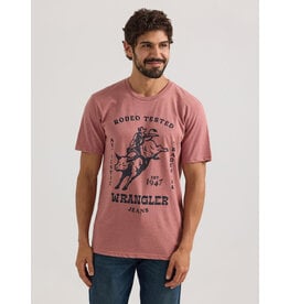 Wrangler Men’s Rodeo Tested Withered Rose Heather 2350033 Short Sleeve TShirt