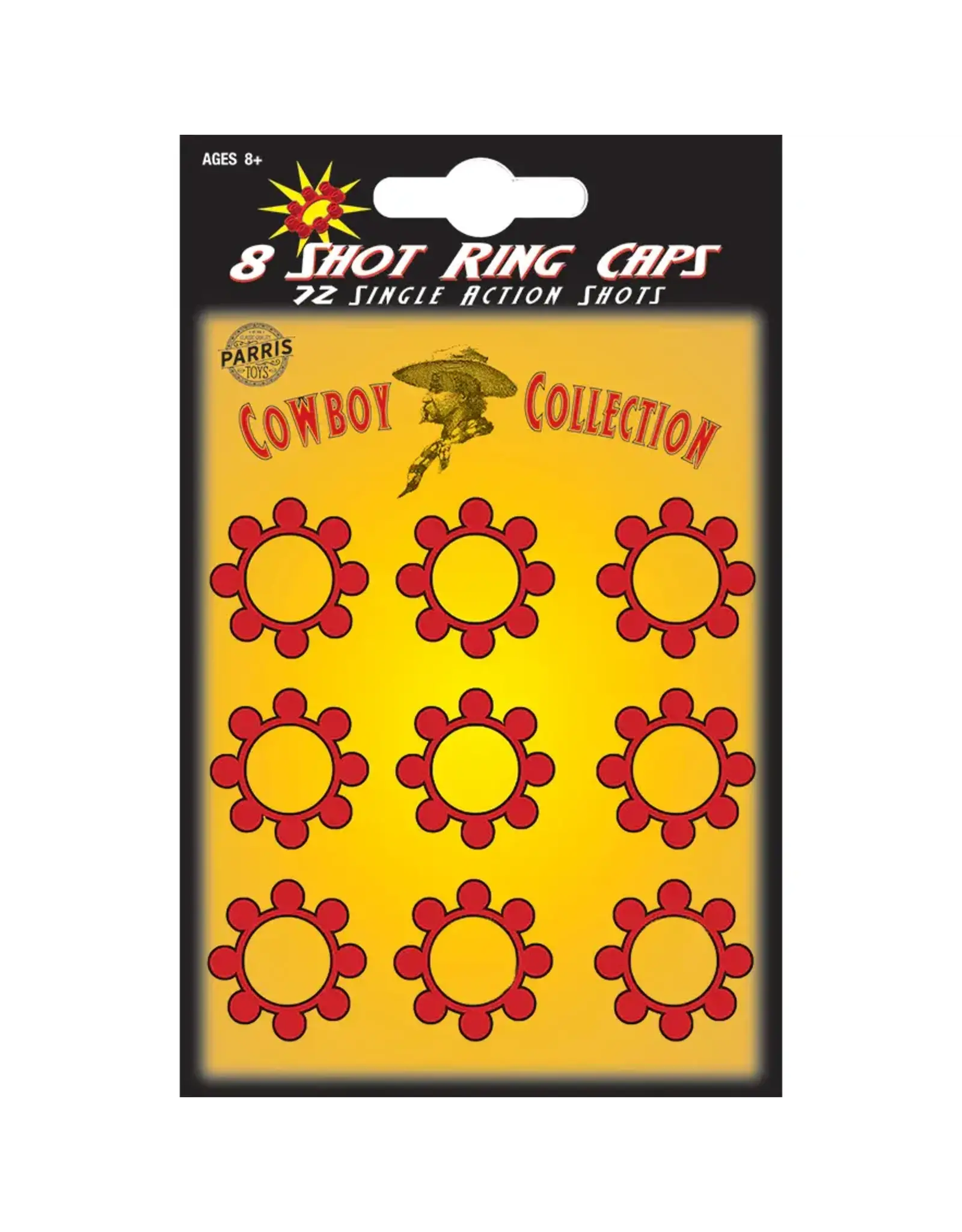 Parris Toys Parris Toys 8-Shot Ring Caps 913-72