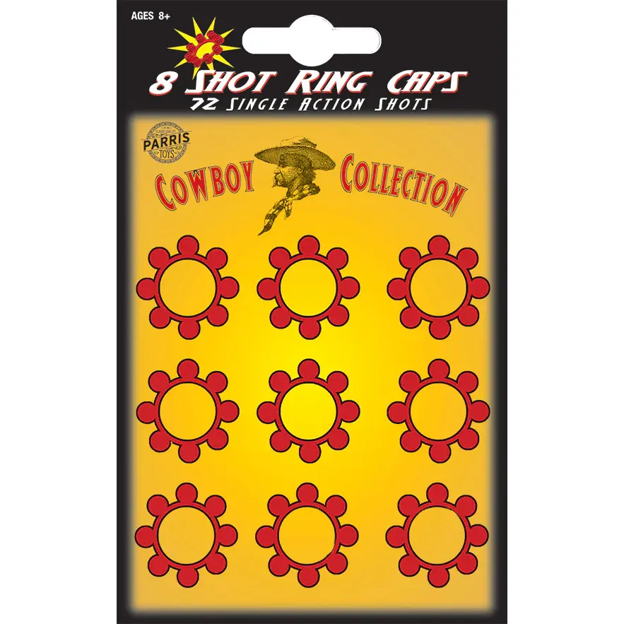 Parris Toys Parris Toys 8-Shot Ring Caps 913-72 - Nelson Royal's