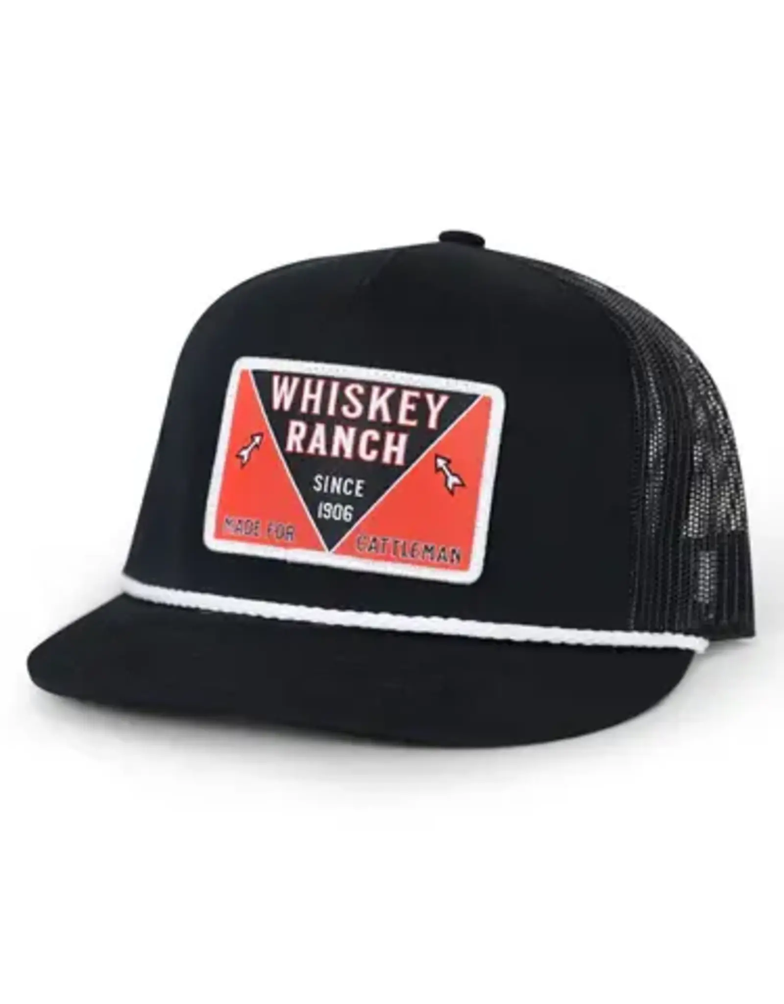 Whiskey Bent Hat Co. Whiskey Bent Hat Co. Bandit Black Trucker Cap
