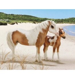 Breyer Breyer "Misty & Stormy" Chincoteague Pony with Foal & Book 1157