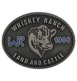 Attitude Jewelry Attitude Whiskey Ranch Land & Cattle A1017WR Belt Buckle