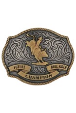 Attitude Jewelry Attitude Future Bull Rider A1025P Belt Buckle
