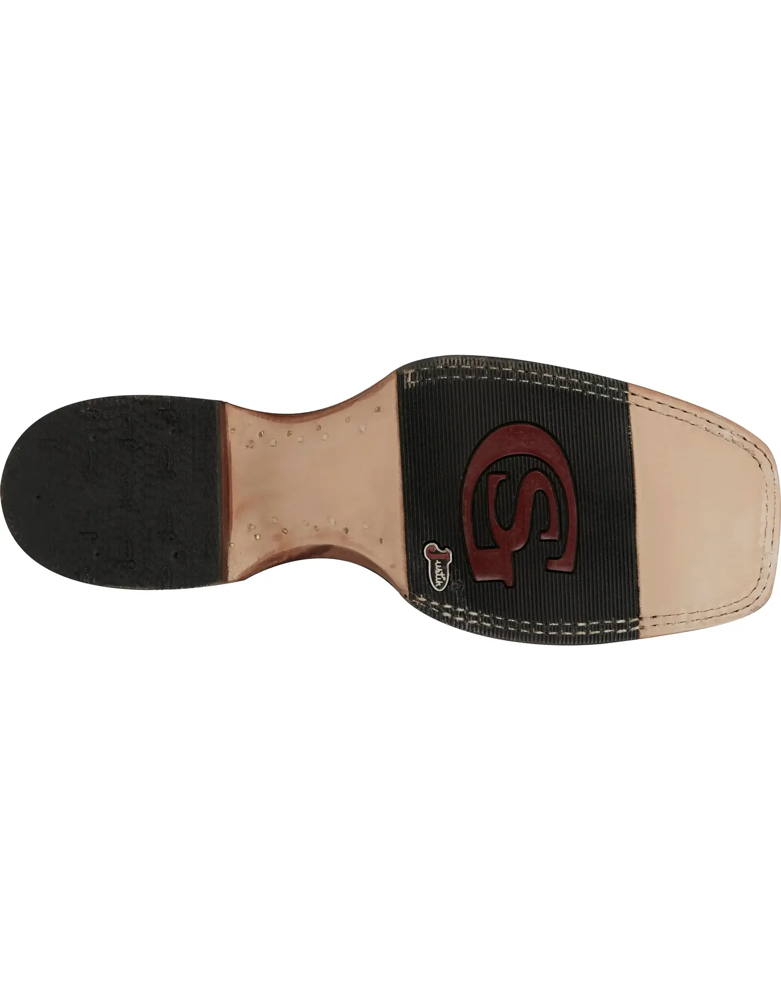 Justin George Strait Haggard Caiman GR5705 Black Wide Square Exotic Boots *no reorder*