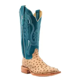R Watson Ladies Sand Bruciato Full Quill Ostrich RWL4302-2 Exotic