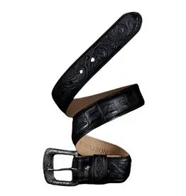 R Watson R Watson Black Caiman Belt RWB2306