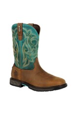 Georgia Boot Georgia Ladies Steel Toe Teal Top Carbotec Work Boot GB00386