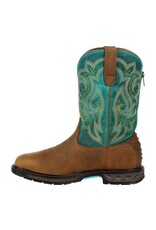 Georgia Boot Georgia Ladies Steel Toe Teal Top Carbotec Work Boot GB00386