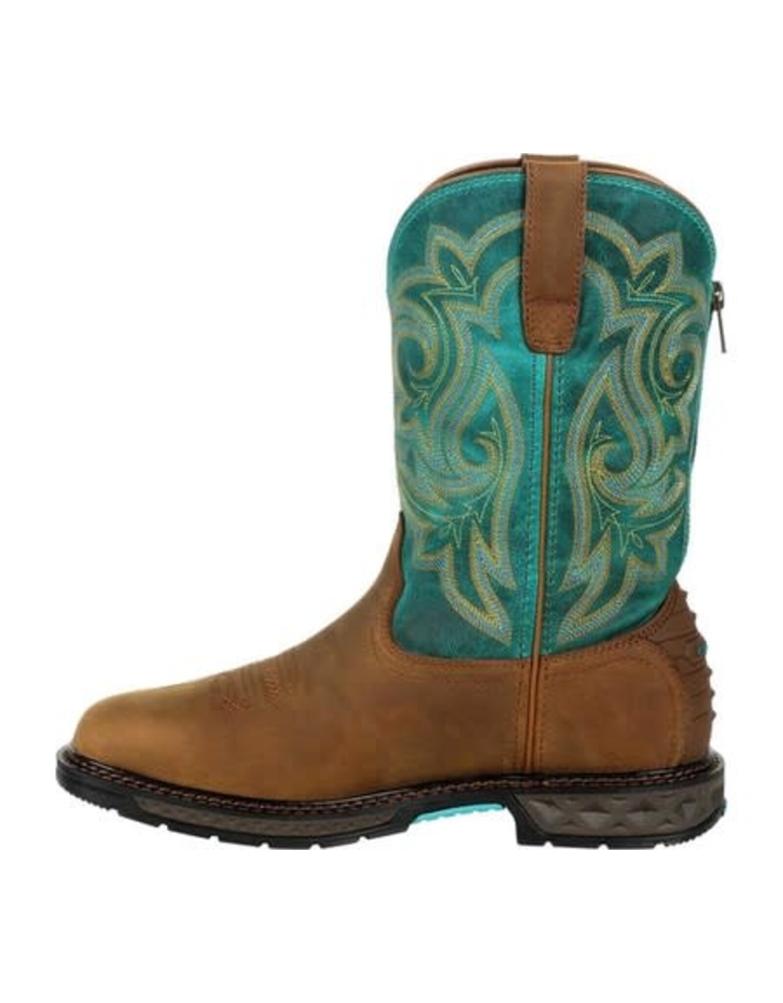 Georgia Boot Georgia Ladies Steel Toe Teal Top Carbotec Work Boot GB00386