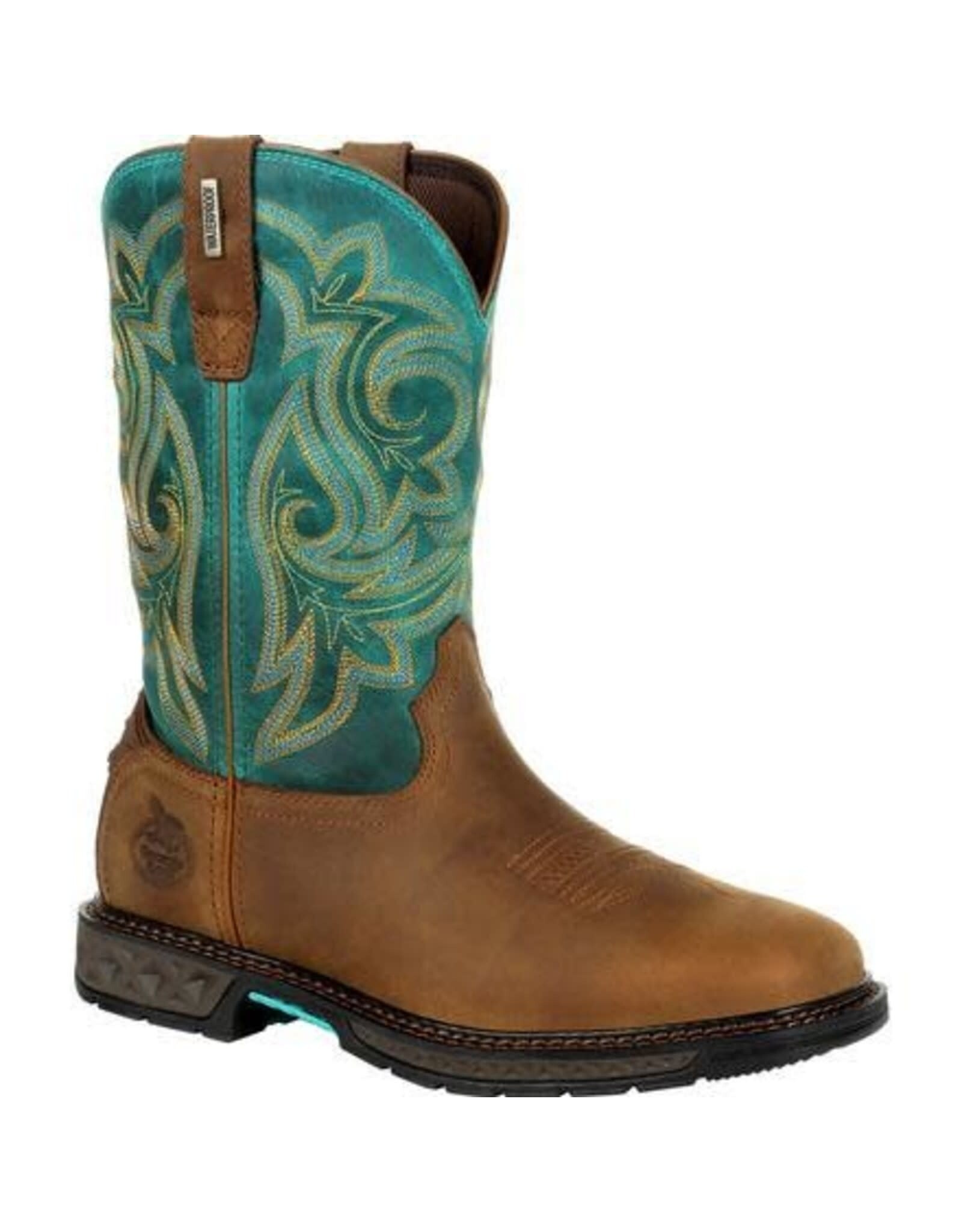 Georgia Boot Georgia Ladies Steel Toe Teal Top Carbotec Work Boot GB00386