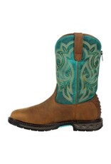 Georgia Boot Georgia Ladies Steel Toe Teal Top Carbotec Work Boot GB00386