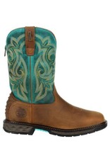 Georgia Boot Georgia Ladies Steel Toe Teal Top Carbotec Work Boot GB00386