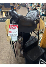 Tucker High Plains T60-620-5113-22 16.5" Seat Walnut Wide Tree Trail Saddle
