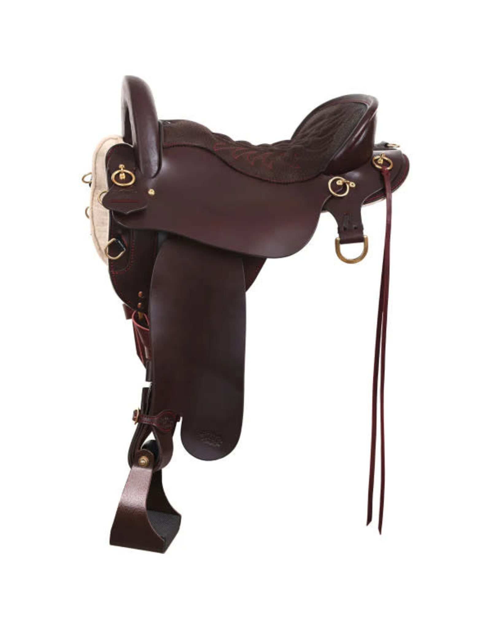Tucker Endurance Heritage Heavy Oil Chestnut 17.5" Seat Wide Tree 359-7T0-9113-12 Trail Saddle