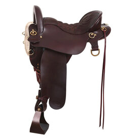Tucker Endurance Heritage Heavy Oil Chestnut 17.5" Seat Wide Tree 359-7T0-9113-12 Trail Saddle