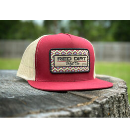 Red Dirt Hat Company Red Dirt Hat Co. "Saddle Up" Burgundy Flatbill Cap RDHC-338
