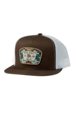 Red Dirt Hat Company Red Dirt Hat Co. "Aztec Jango" Chocolate Flatbill Cap RDHC-458