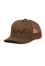 Webb Western Webb Western Woodland Olive/Rust Snapback Cap